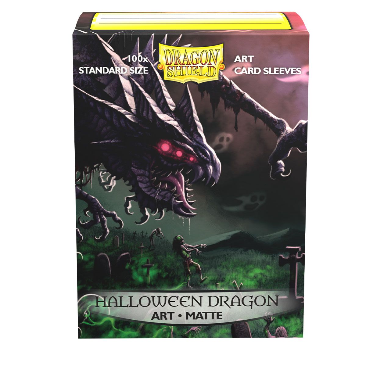 Dragon Shield: Standard 100ct Art Sleeves - Halloween Dragon (2020) | Total Play