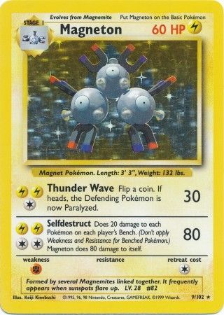 Magneton (9/102) [Base Set Unlimited] | Total Play