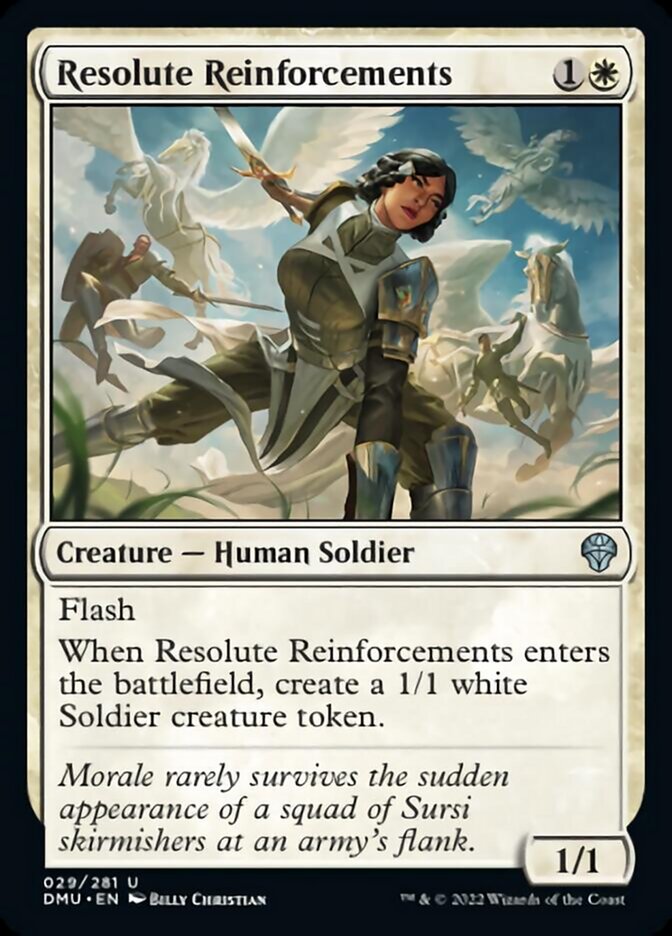 Resolute Reinforcements [Dominaria United] | Total Play
