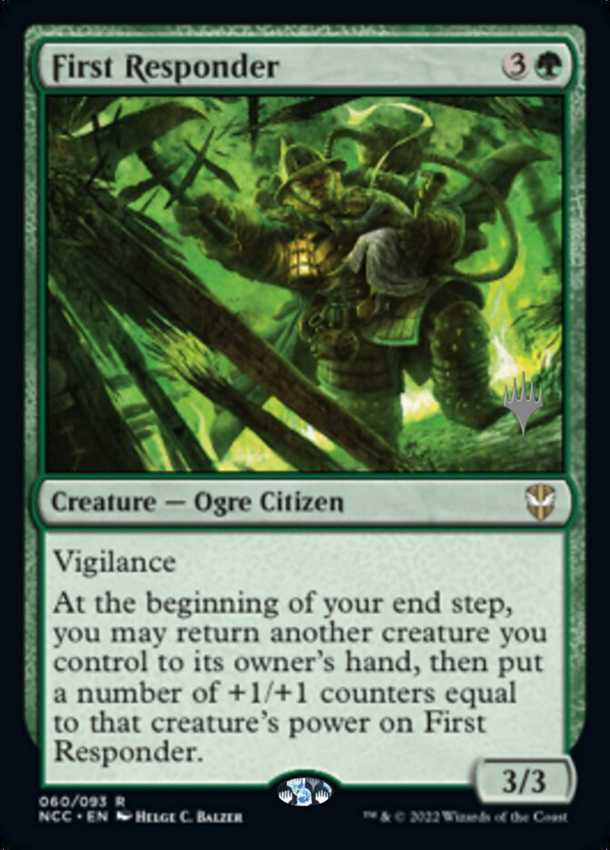 First Responder (Promo Pack) [Streets of New Capenna Commander Promos] | Total Play