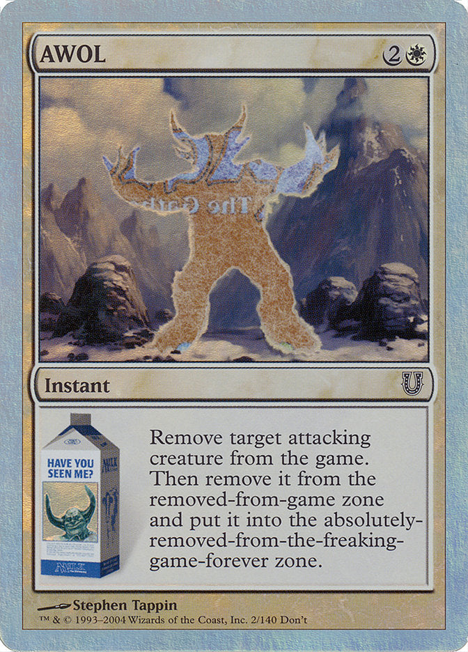 AWOL (Alternate Foil) [Unhinged] | Total Play