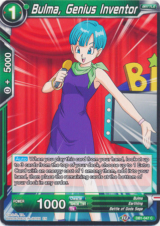 Bulma, Genius Inventor (DB1-047) [Dragon Brawl] | Total Play