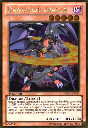 Darkflare Dragon [PGLD-EN040] Gold Rare | Total Play
