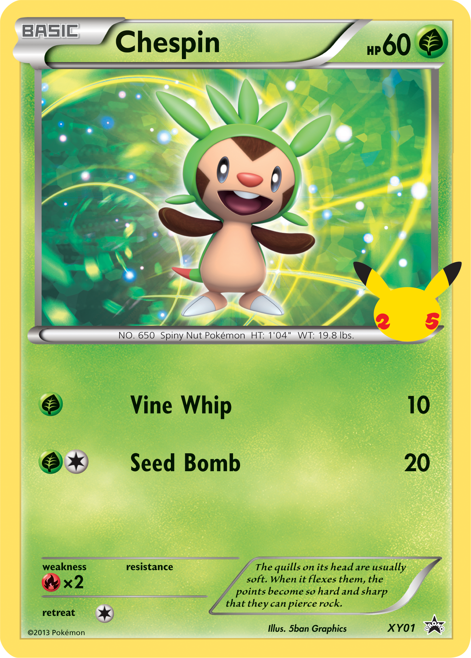 Chespin (XY01) [First Partner Pack] | Total Play
