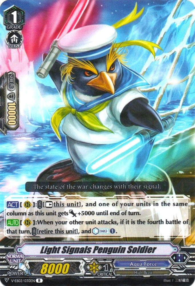 Light Signals Penguin Soldier (V-EB02/030EN) [Champions of the Asia Circuit] | Total Play