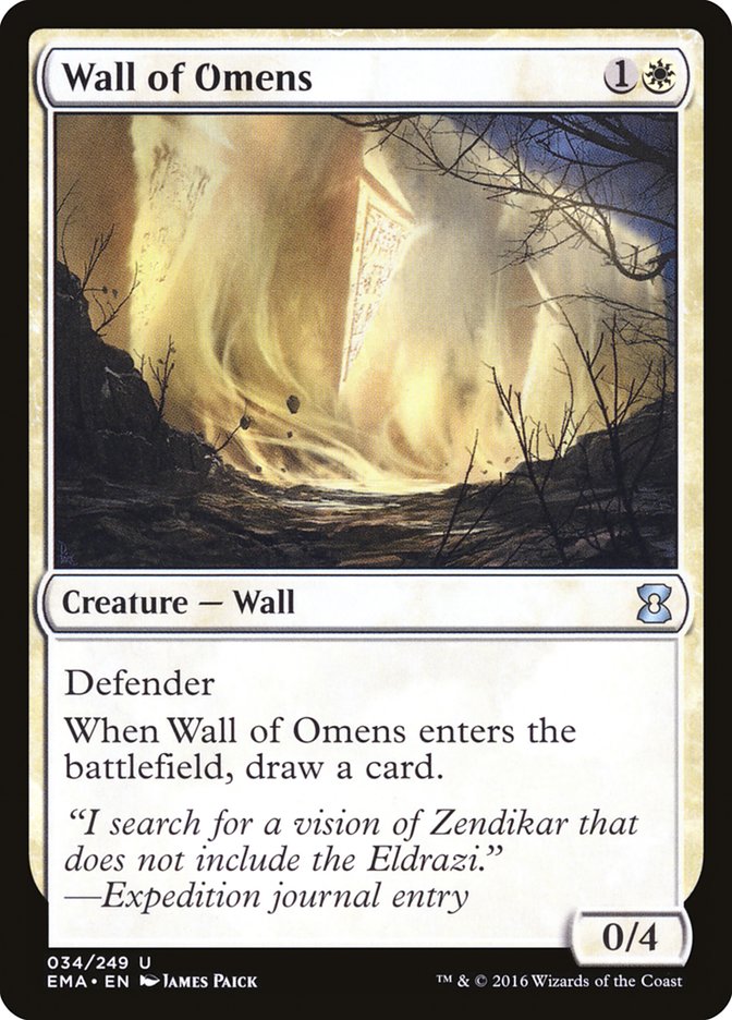Wall of Omens [Eternal Masters] | Total Play