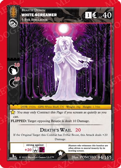 White Screamer [Cryptid Nation: Wilderness] | Total Play