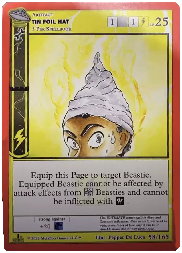 Tin Foil Hat [Cryptid Nation: UFO First Edition] | Total Play