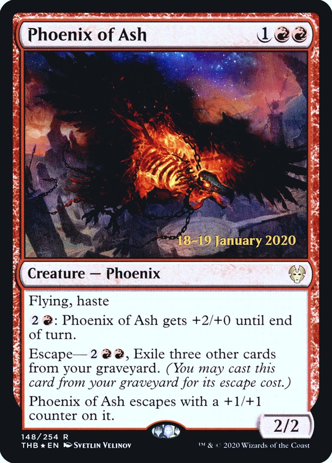 Phoenix of Ash [Theros Beyond Death Prerelease Promos] | Total Play