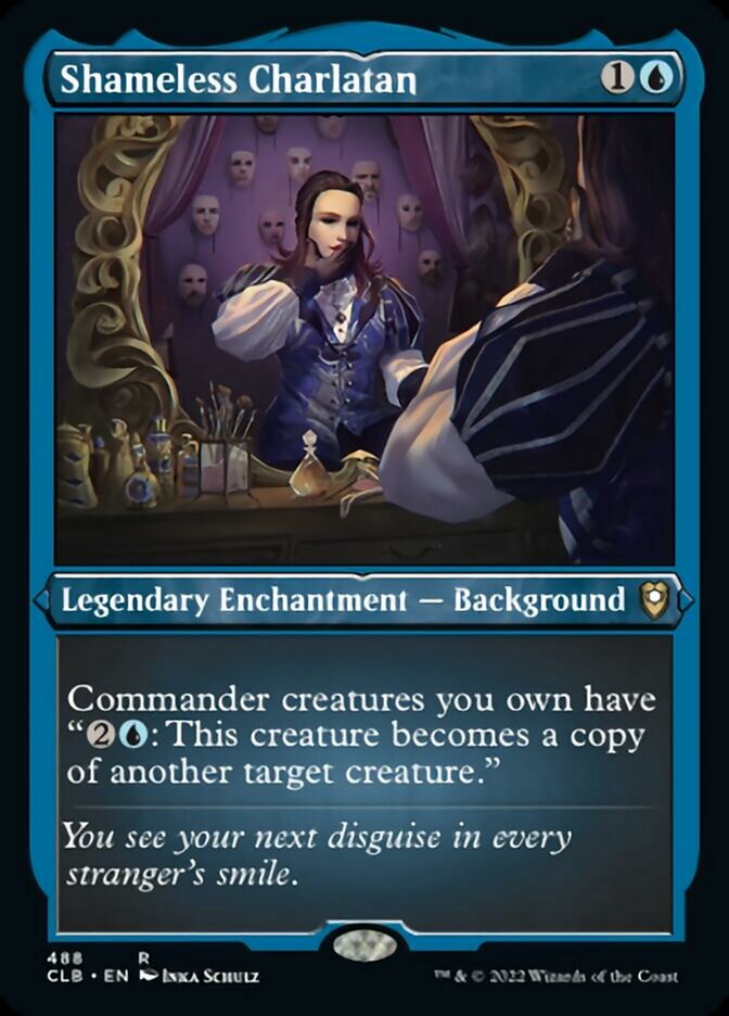 Shameless Charlatan (Foil Etched) [Commander Legends: Battle for Baldur's Gate] | Total Play