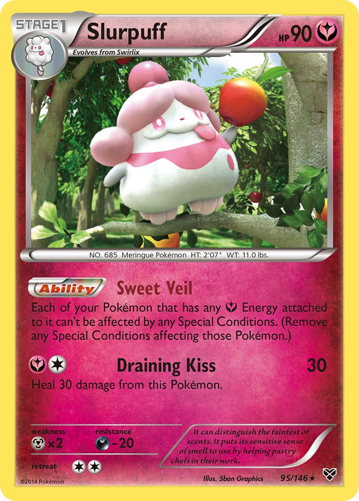 Slurpuff (95/146) (Theme Deck Exclusive) [XY: Base Set] | Total Play