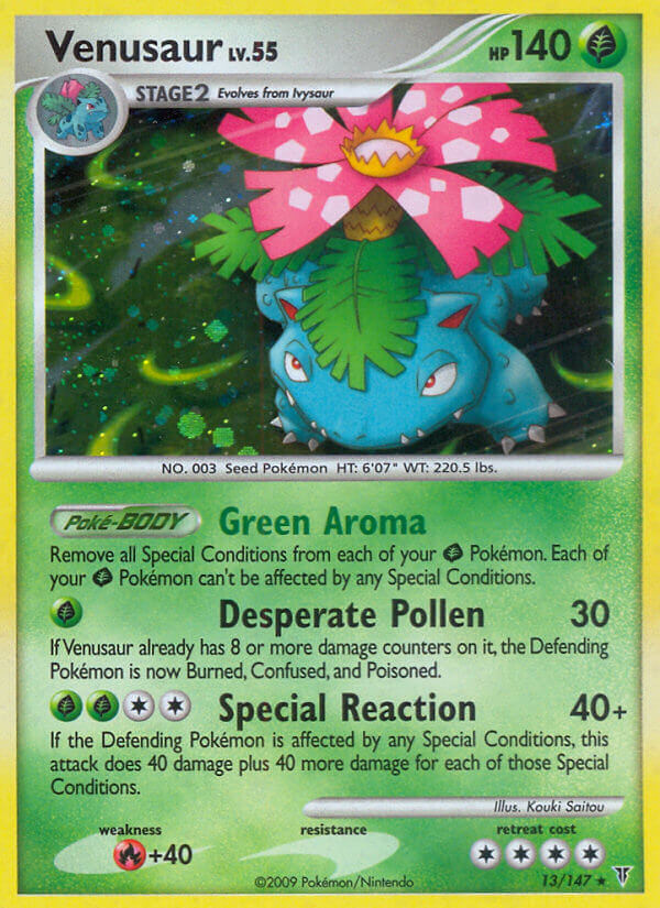 Venusaur (13/147) (Theme Deck Exclusive) [Platinum: Supreme Victors] | Total Play