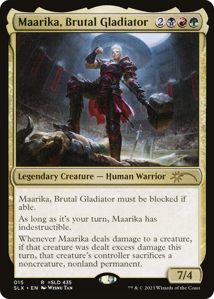 Maarika, Brutal Gladiator [Secret Lair: Universes Within] | Total Play