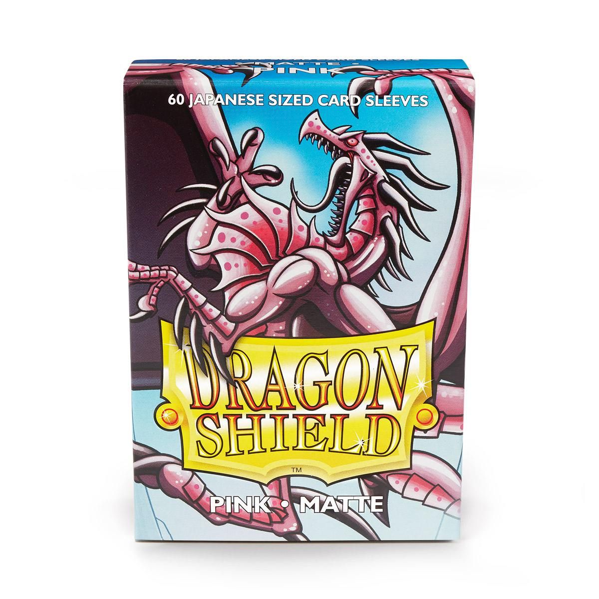 Dragon Shield: Japanese Size 60ct Sleeves - Pink (Matte) | Total Play