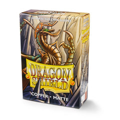 Dragon Shield: Japanese Size 60ct Sleeves - Copper (Matte) | Total Play