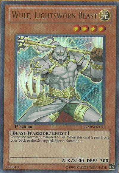 Wulf, Lightsworn Beast [RYMP-EN103] Ultra Rare | Total Play