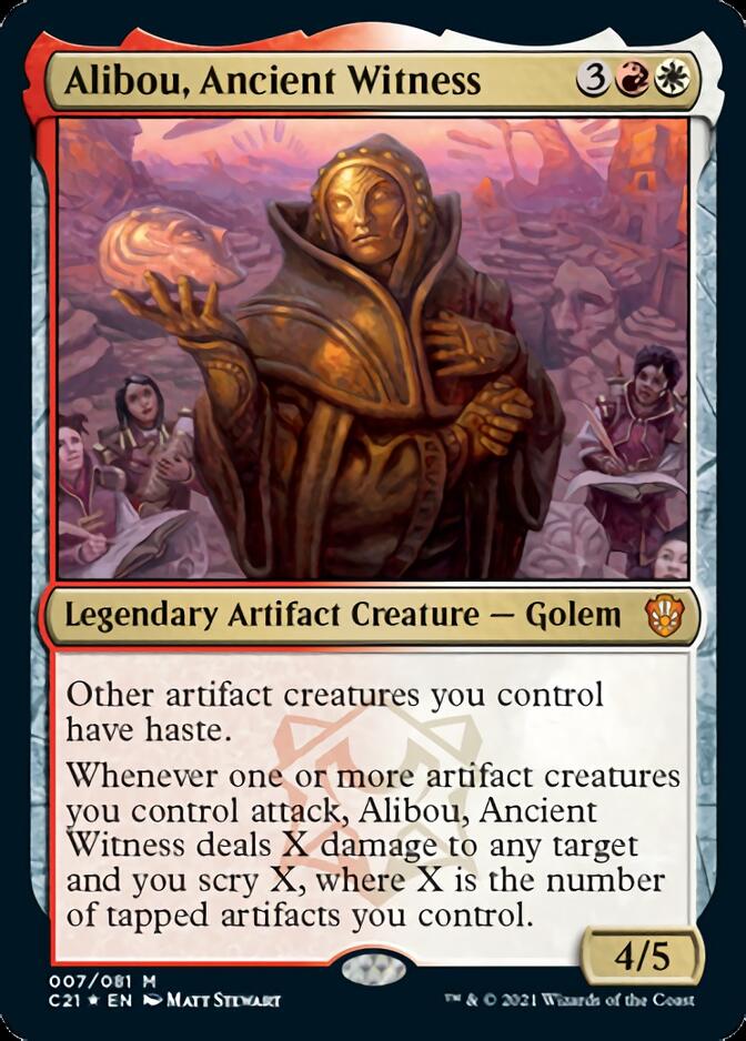 Alibou, Ancient Witness [Commander 2021] | Total Play
