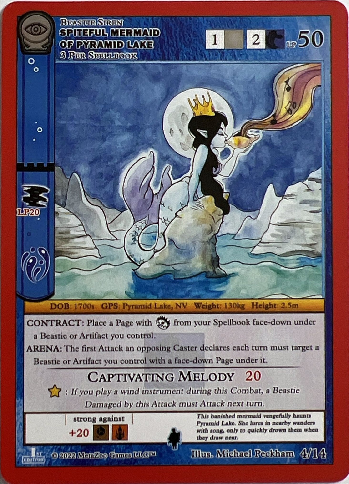 Spiteful Mermaid of Pyramid Lake [Seance: First Edition Release Event Deck] | Total Play