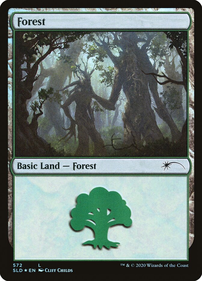 Forest (Tree Hugging) (572) [Secret Lair Drop Promos] | Total Play