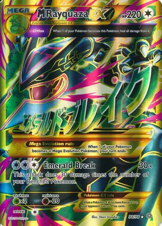 M Rayquaza EX (98/98) (Jumbo Card) [XY: Ancient Origins] | Total Play