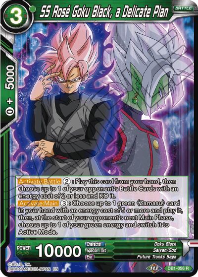 SS Rose Goku Black, a Delicate Plan (Reprint) (DB1-056) [Battle Evolution Booster] | Total Play