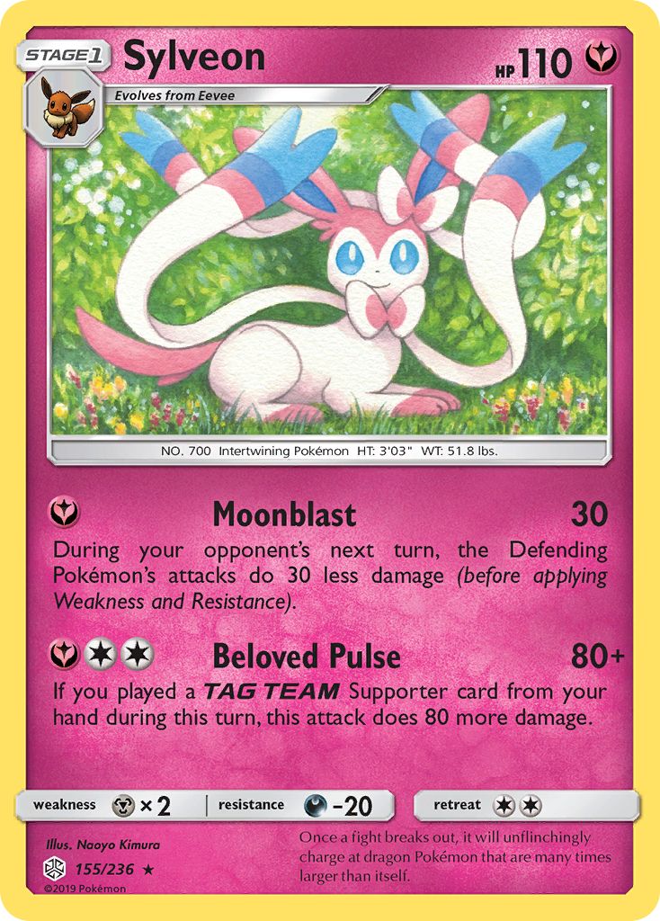 Sylveon (155/236) [Sun & Moon: Cosmic Eclipse] | Total Play