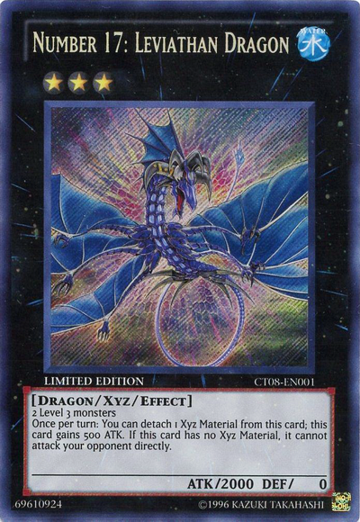 Number 17: Leviathan Dragon [CT08-EN001] Secret Rare | Total Play