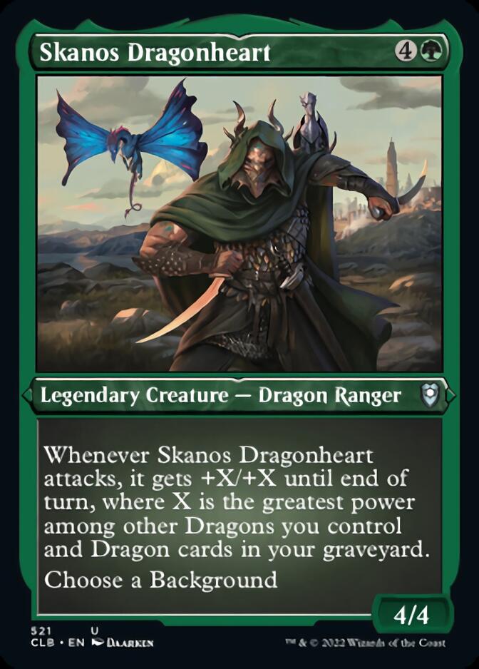Skanos Dragonheart (Foil Etched) [Commander Legends: Battle for Baldur's Gate] | Total Play