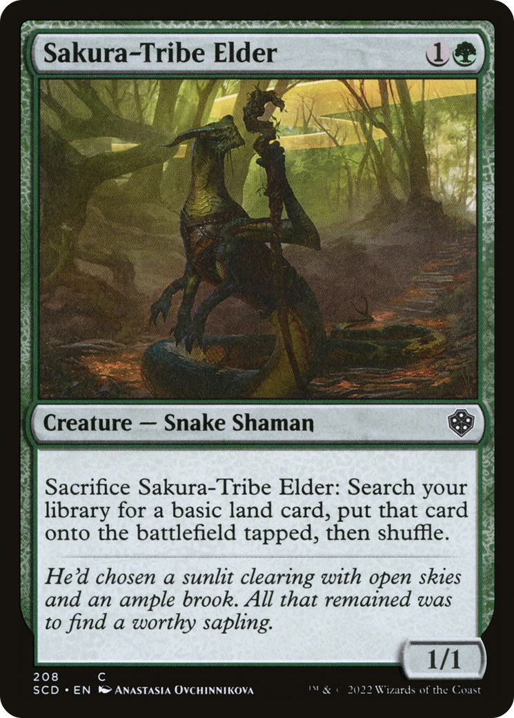 Sakura-Tribe Elder [Starter Commander Decks] | Total Play