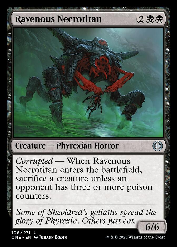 Ravenous Necrotitan [Phyrexia: All Will Be One] | Total Play