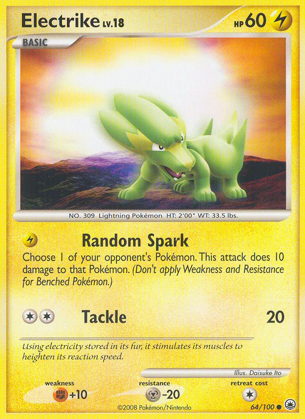 Electrike (64/100) [Diamond & Pearl: Majestic Dawn] | Total Play