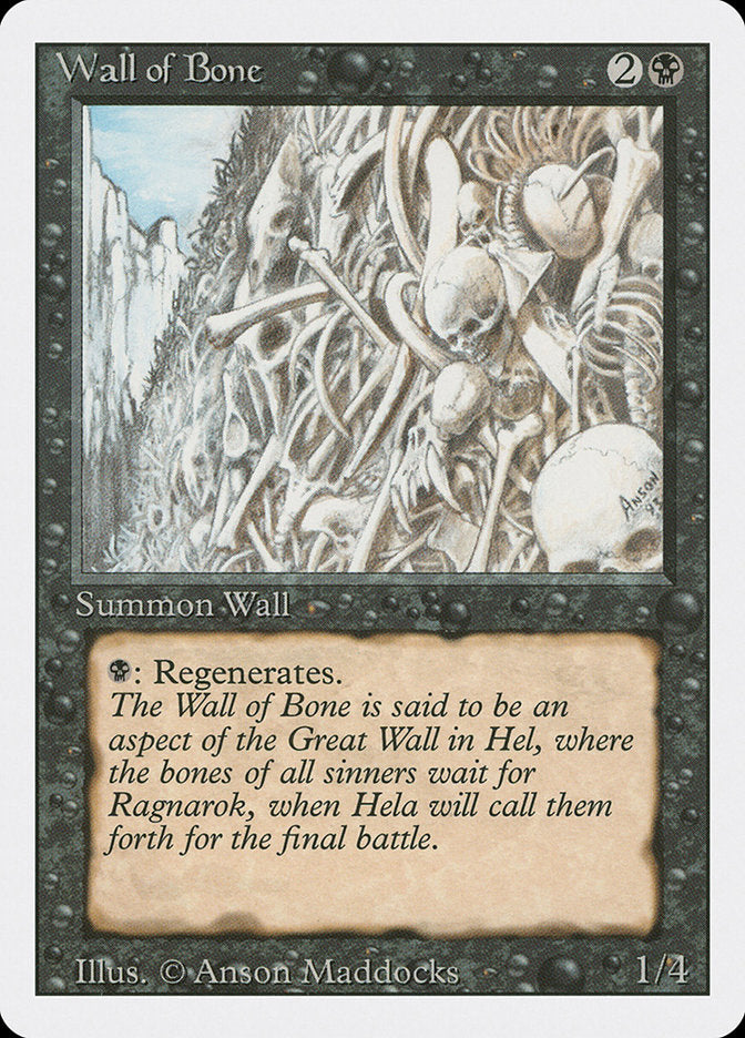Wall of Bone [Revised Edition] | Total Play