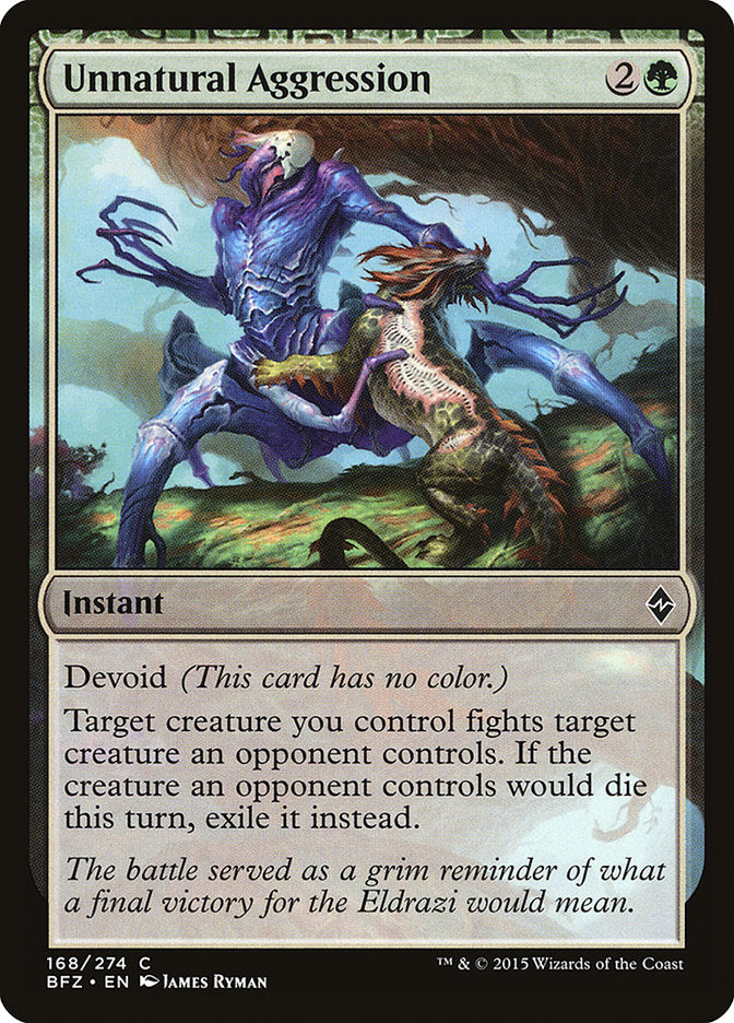 Unnatural Aggression [Battle for Zendikar] | Total Play