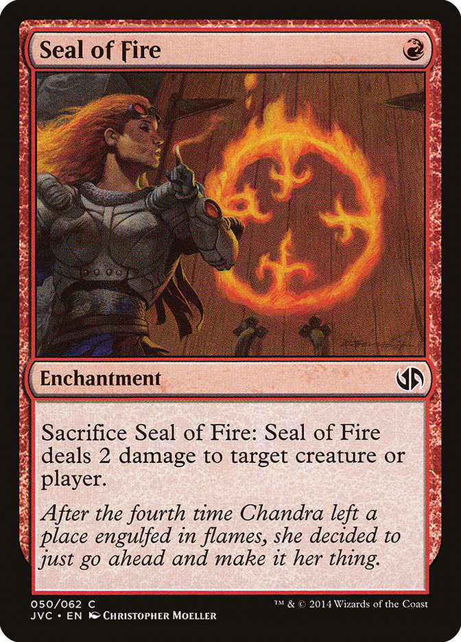 Seal of Fire [Duel Decks Anthology] | Total Play