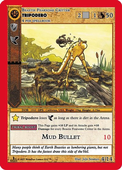 Tripodero [Cryptid Nation: First Edition Cardiff Giant Deck] | Total Play