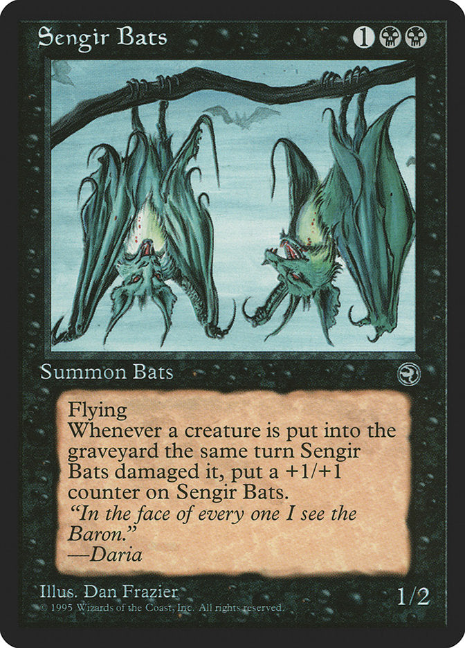 Sengir Bats (Daria Flavor Text) [Homelands] | Total Play