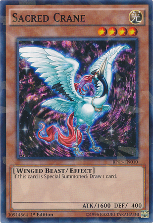 Sacred Crane [BP03-EN010] Shatterfoil Rare | Total Play