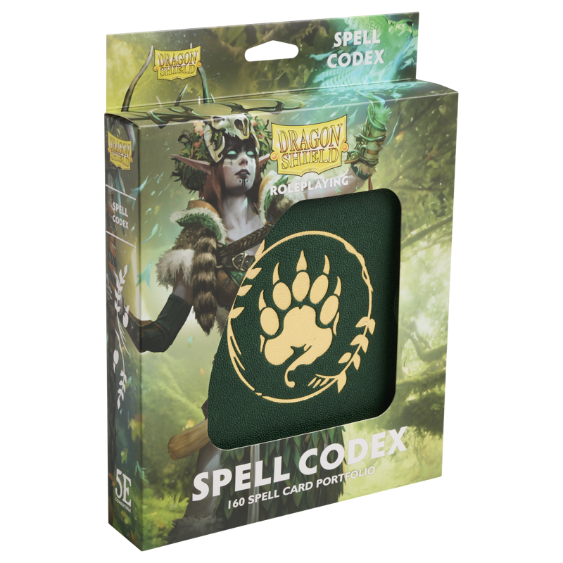 Dragon Shield: Spell Codex - Green (160 Slots) | Total Play