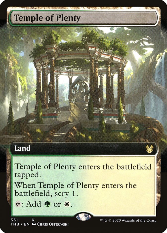 Temple of Plenty (Extended Art) [Theros Beyond Death] | Total Play