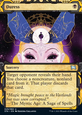 Duress (Foil Etched) [Strixhaven: School of Mages Mystical Archive] | Total Play