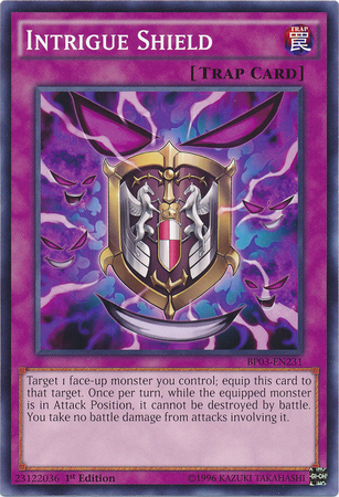 Intrigue Shield [BP03-EN231] Common | Total Play