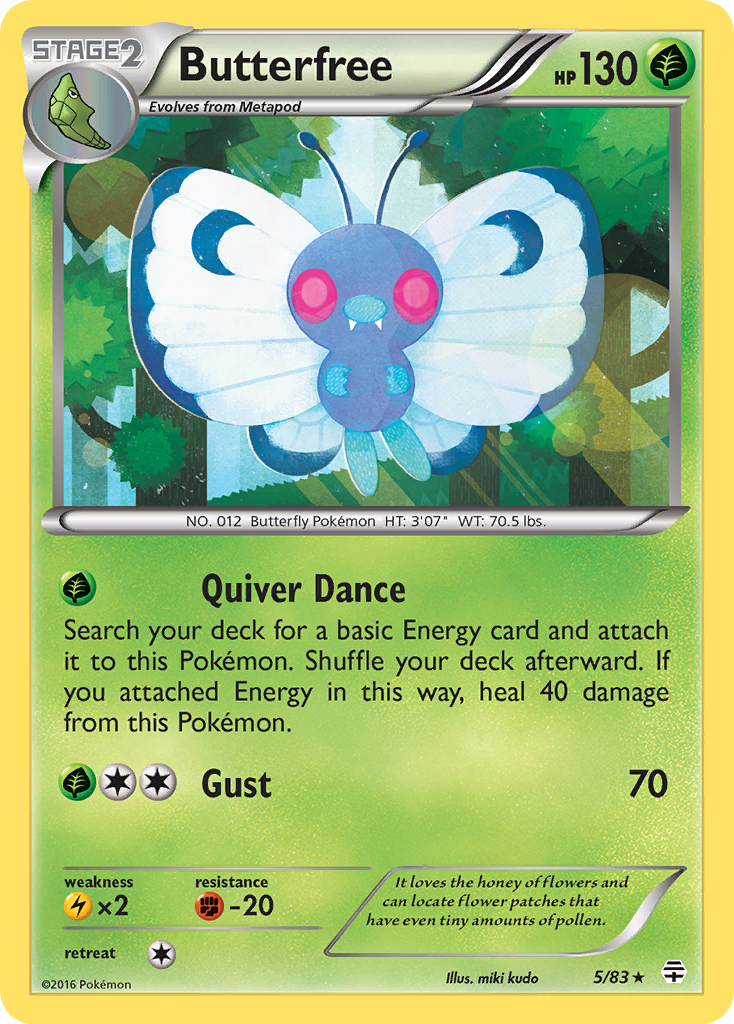 Butterfree (5/83) [XY: Generations] | Total Play