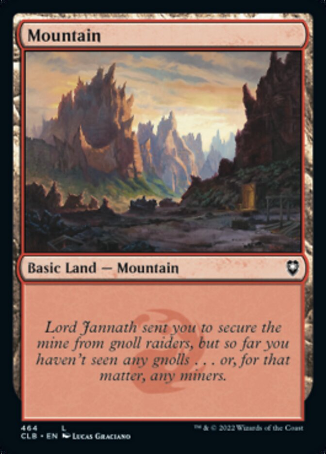 Mountain (464) [Commander Legends: Battle for Baldur's Gate] | Total Play