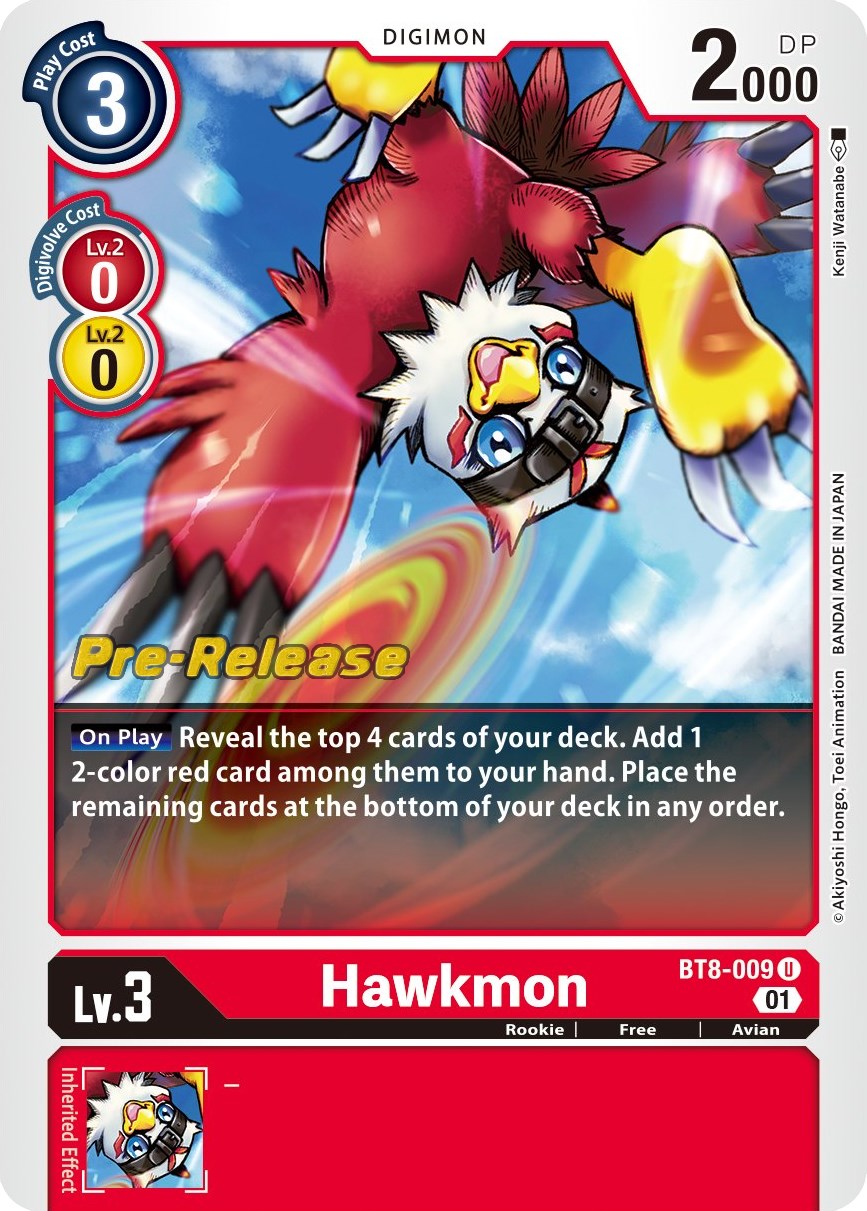 Hawkmon [BT8-009] [New Awakening Pre-Release Cards] | Total Play