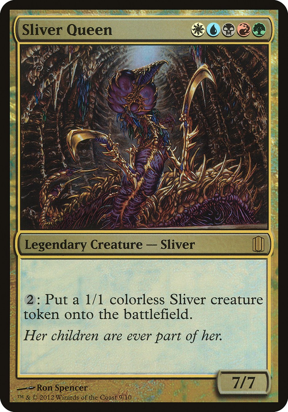 Sliver Queen (Oversized) [Commander's Arsenal Oversized] | Total Play