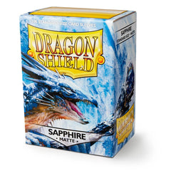 Dragon Shield: Standard 100ct Sleeves - Sapphire (Matte) | Total Play