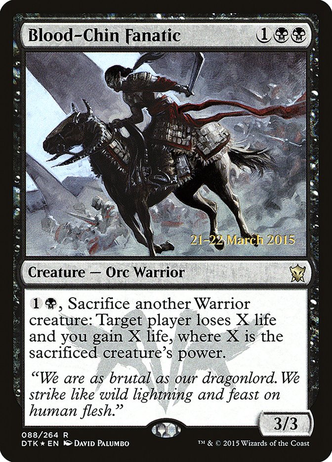 Blood-Chin Fanatic [Dragons of Tarkir Prerelease Promos] | Total Play