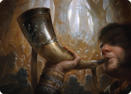 Horn of Gondor Art Card [The Lord of the Rings: Tales of Middle-earth Art Series] | Total Play