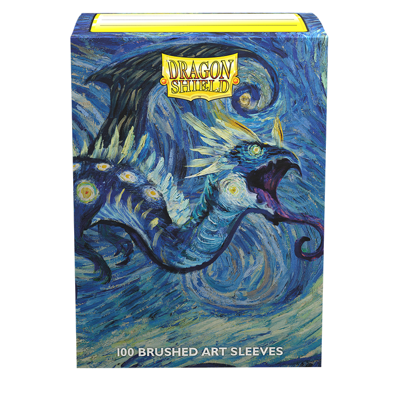 Dragon Shield: Standard 100ct Brushed Art Sleeves - Starry Night | Total Play