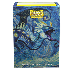 Dragon Shield: Standard 100ct Brushed Art Sleeves - Starry Night | Total Play